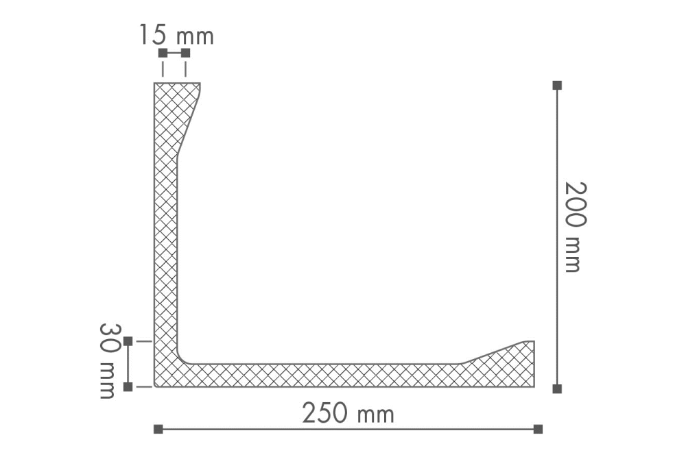 Hörnmodul L2 från Deco Systems